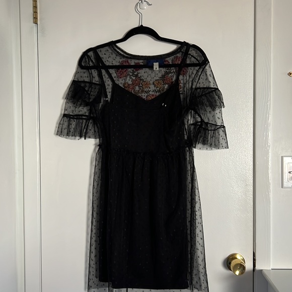 Blue Rain- Black Lace Dress - Picture 4 of 5